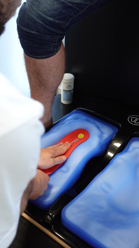 Sidas insole on a vacuum bag