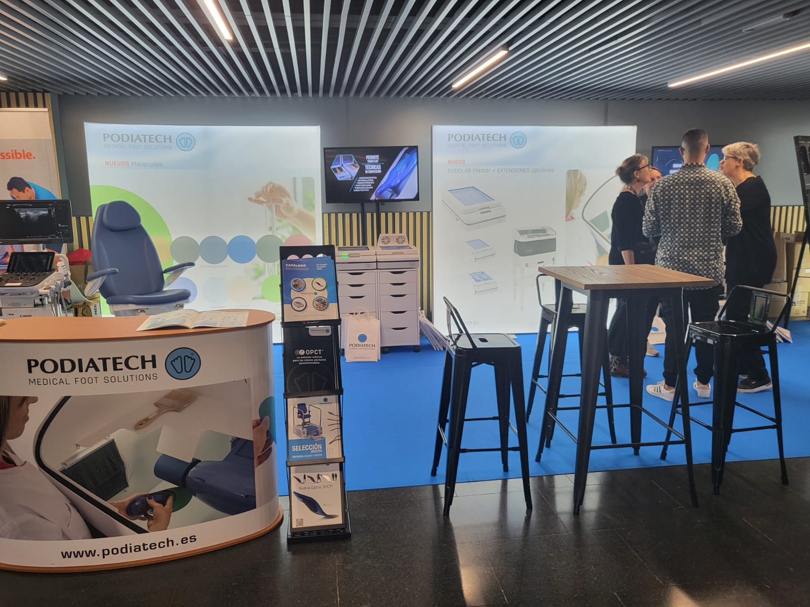 Stand Podiatech au salon Medica Düsseldorf 