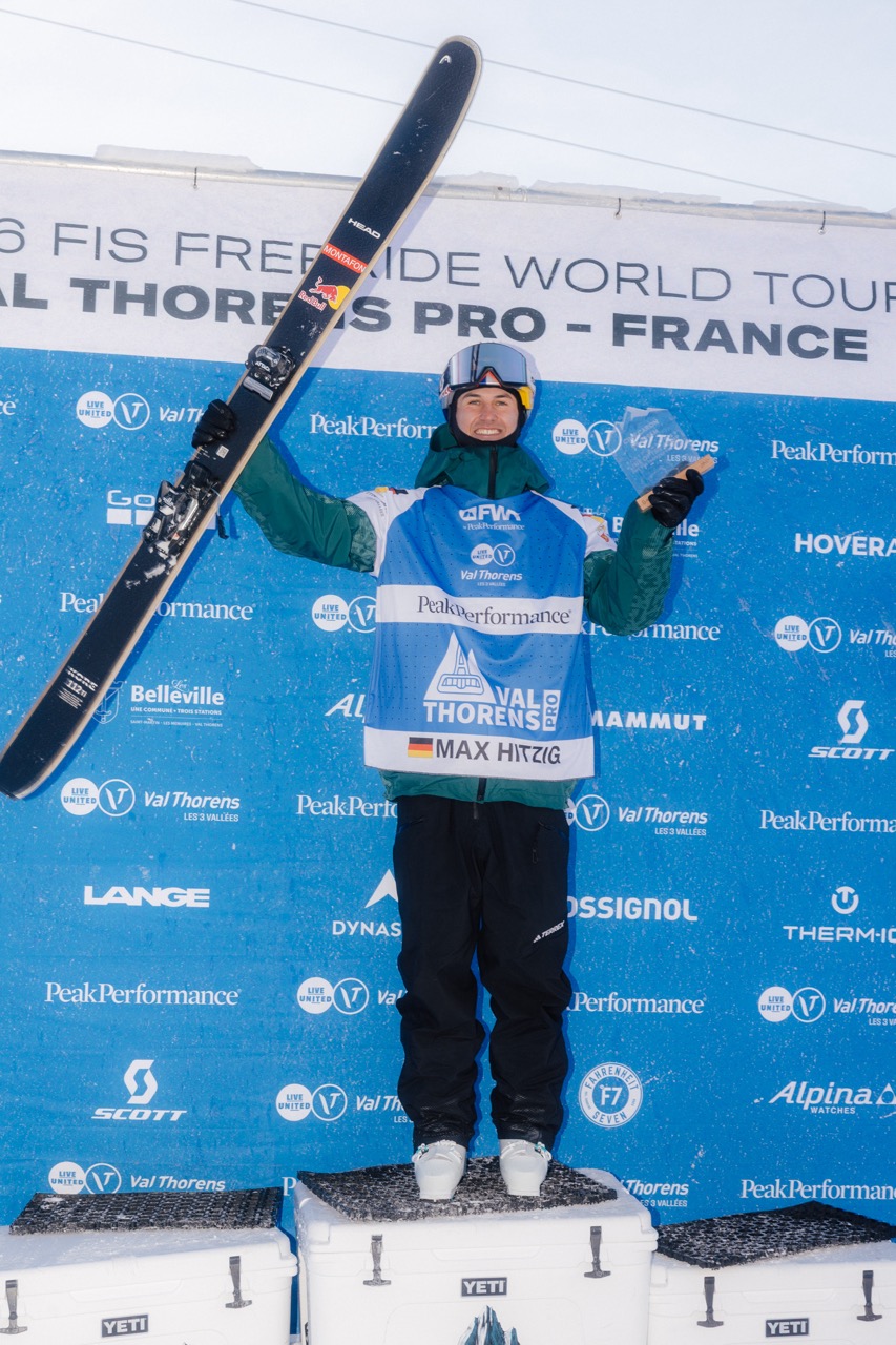 Max Hitzig sur le podium 