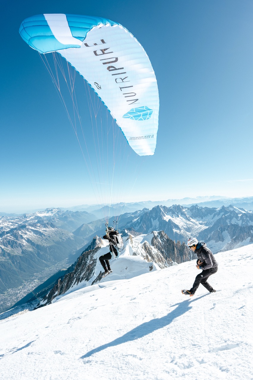 iris qui décolle en parapente 