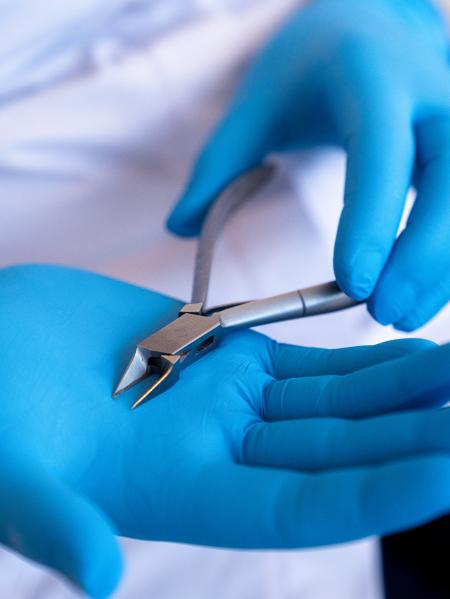 pince coupante de pédicurie 