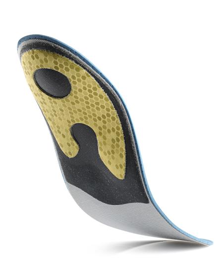 photo d'une semelle orthopédique vue de dessous