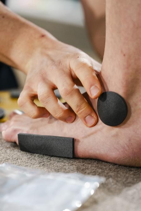 Preparing feet for bootfitting