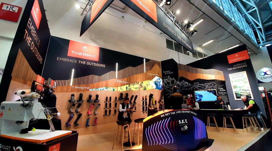 Therm-IC booth at ISPO tradeshow