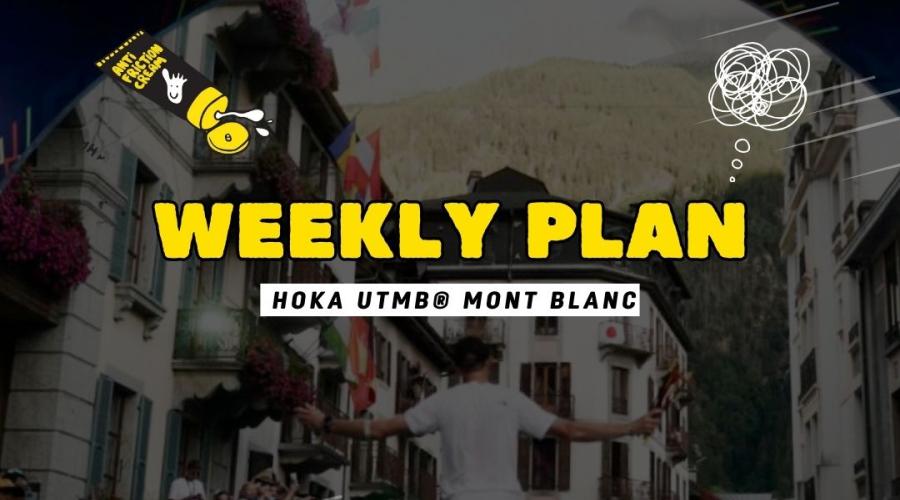 weekly plan utmb 